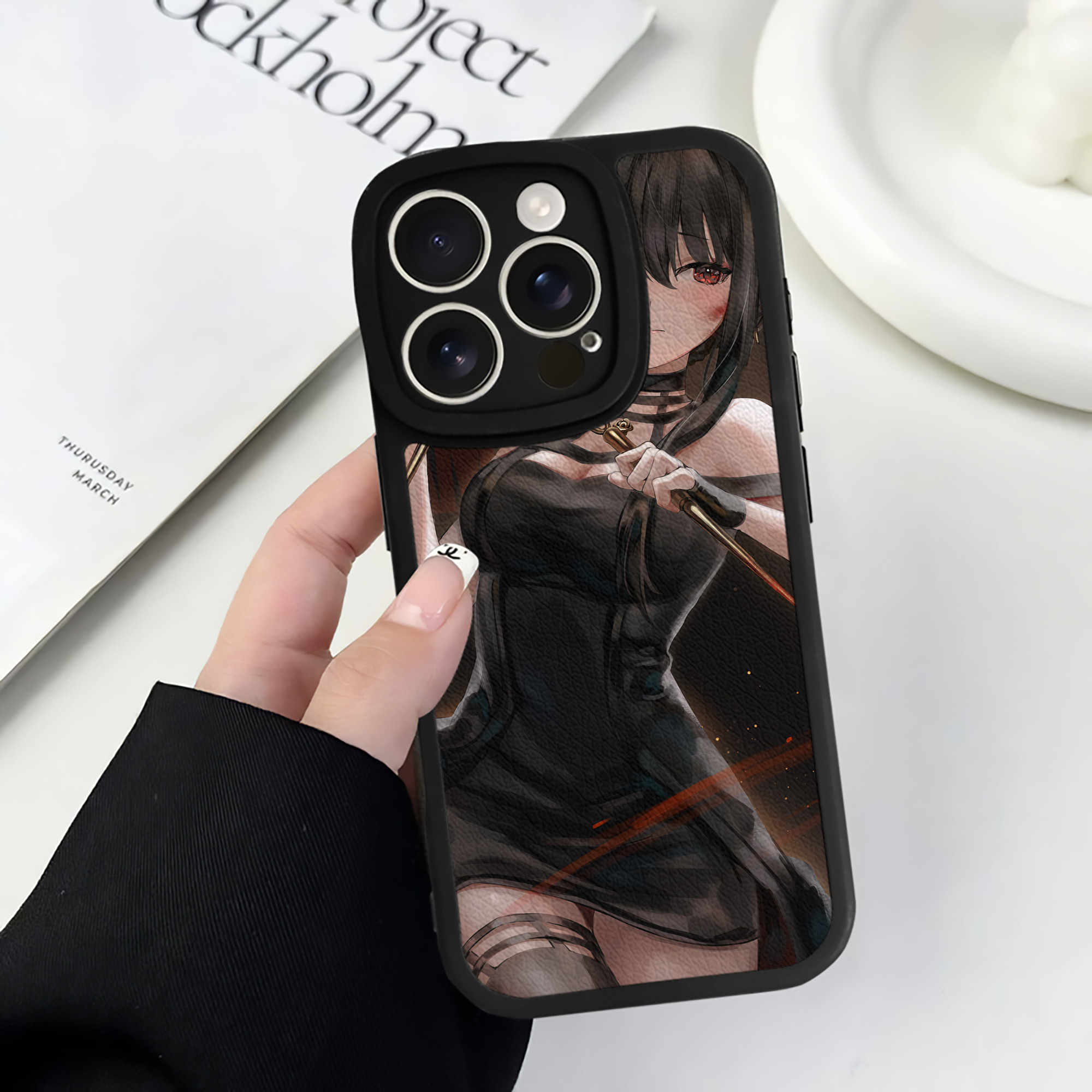 （画像用） SPY×FAMILY间谍家家酒 【iPhone 16シリーズ対応】シリコンスマホケース（レザー調） 材質：シリコン